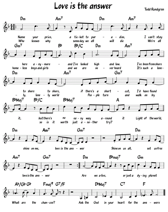 Sheet Music